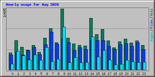 Hourly usage for May 2026